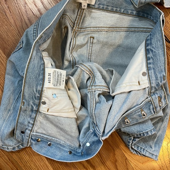 AGolde Broken Waistband Shorts Size 29 NWT - Picture 14 of 16